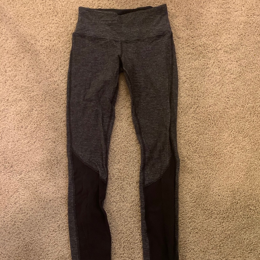 lululemon grey and black winter leggings